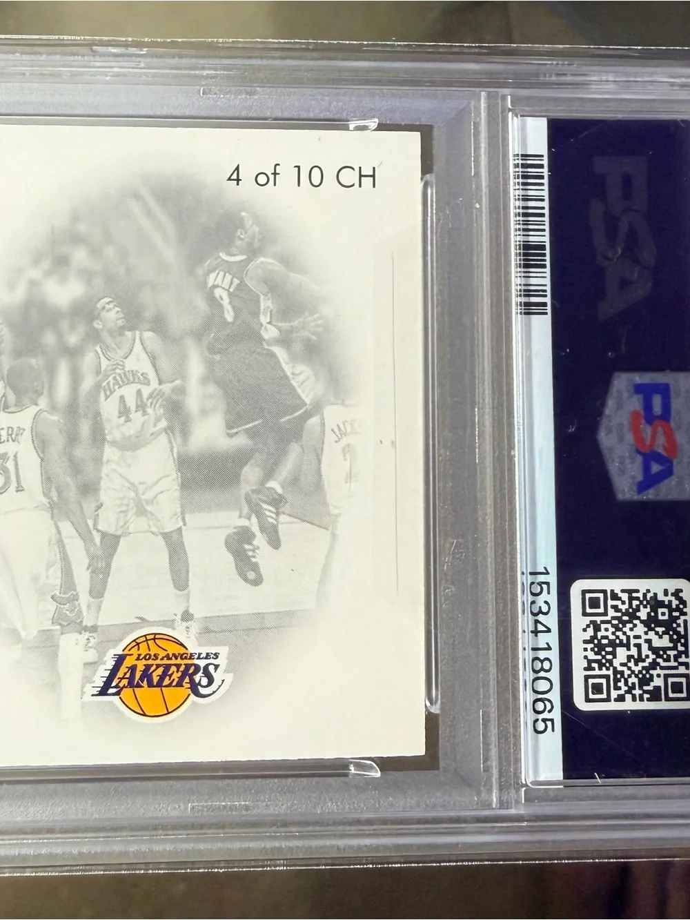 2000-01 KOBE BRYANT FLEER TRADITION COURTING HISTORY SP INSERT PSA 9 MINT! Beaut